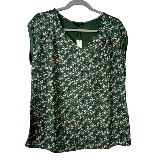Papermoon Green Ellie Blouse NWT Size XS - Picture 3 of 7